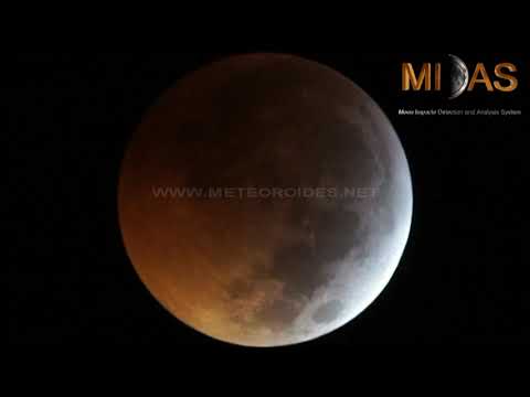 Impact on the Moon during the Jan.21 lunar eclipse
