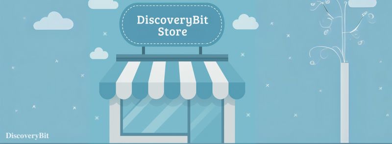 Discoverybit storefront, blending educational discovery with curated products for curious minds.