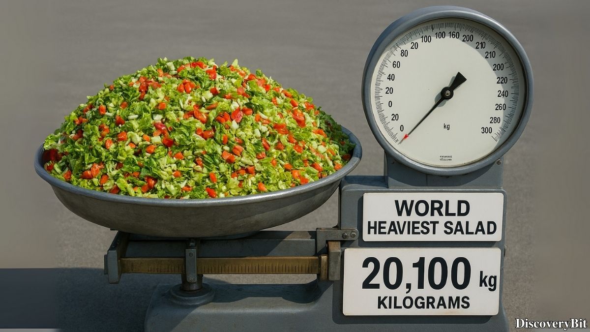 Weird fun fact about the world’s heaviest salad