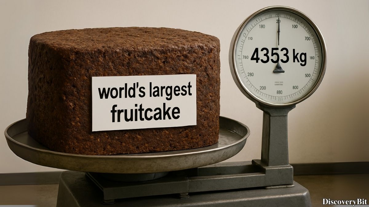 Weird fun fact about the world’s largest fruitcake