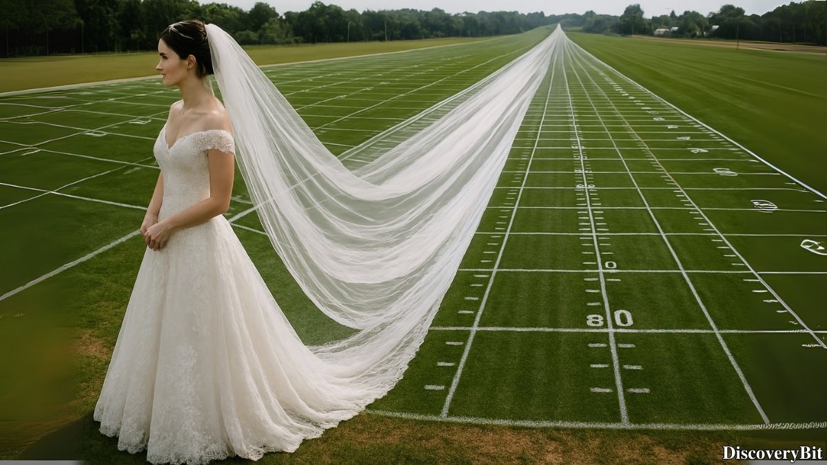 Random fun fact from fashion history about the longest wedding veil