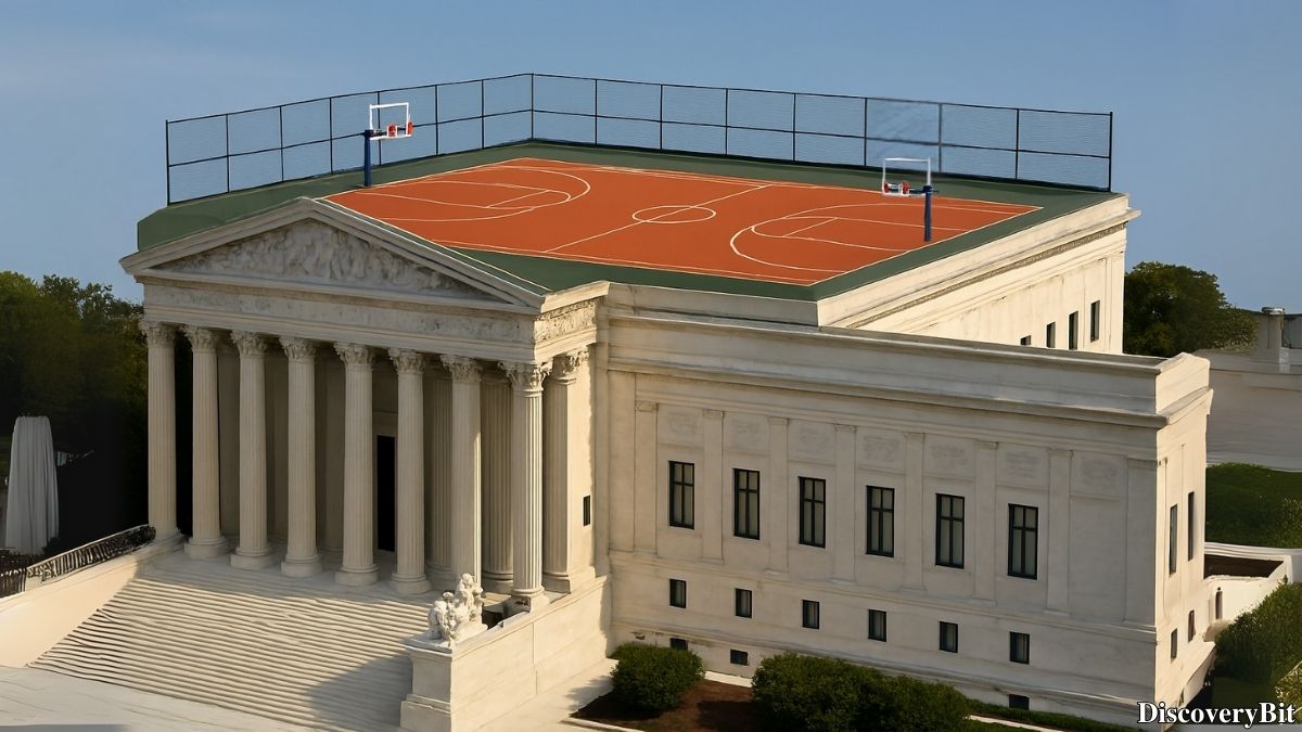 Cool fact from government trivia about the Supreme Court’s basketball court