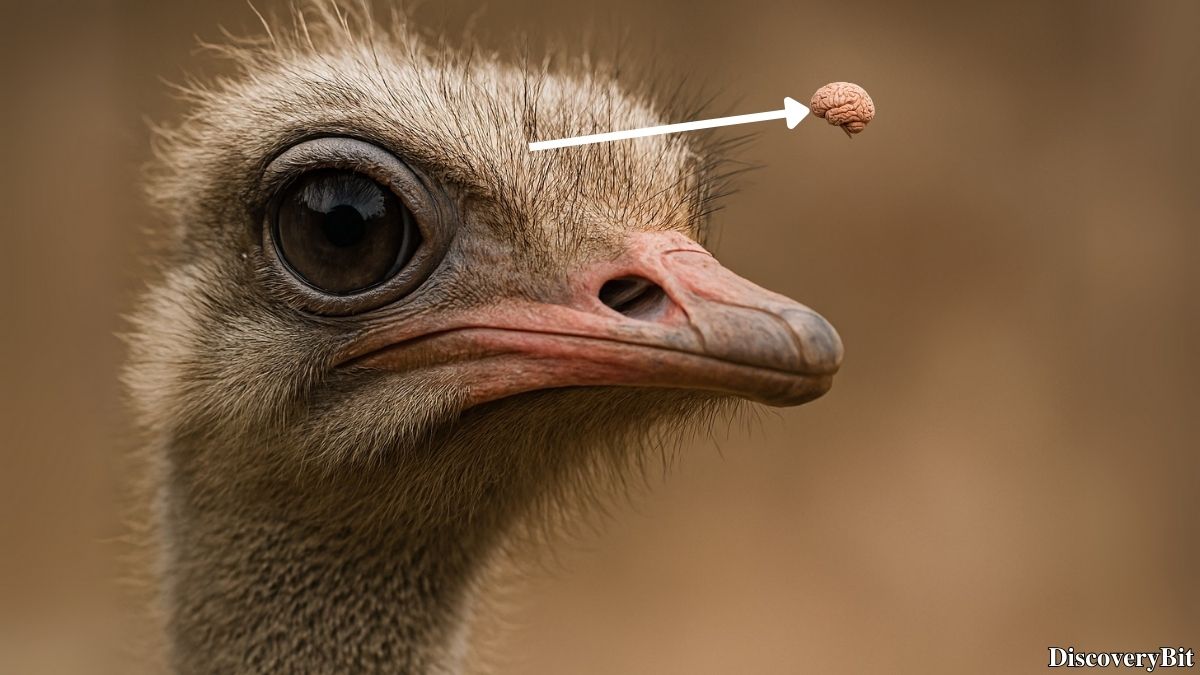 Funny and weird animal fact about ostrich eyes