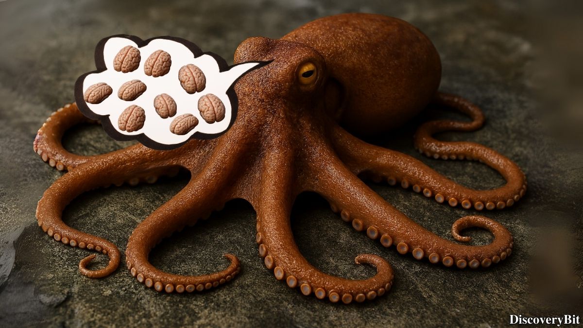 Weird fact about octopus brains