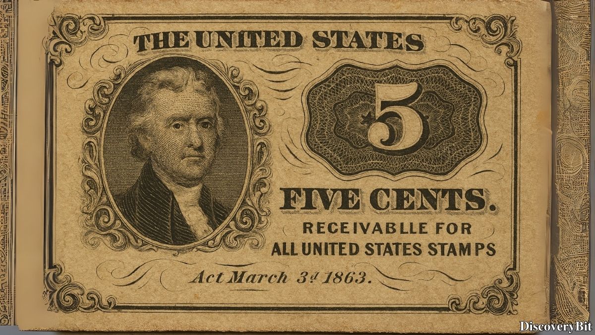 Cool trivia fact from U.S. currency history about the 5-cent bill