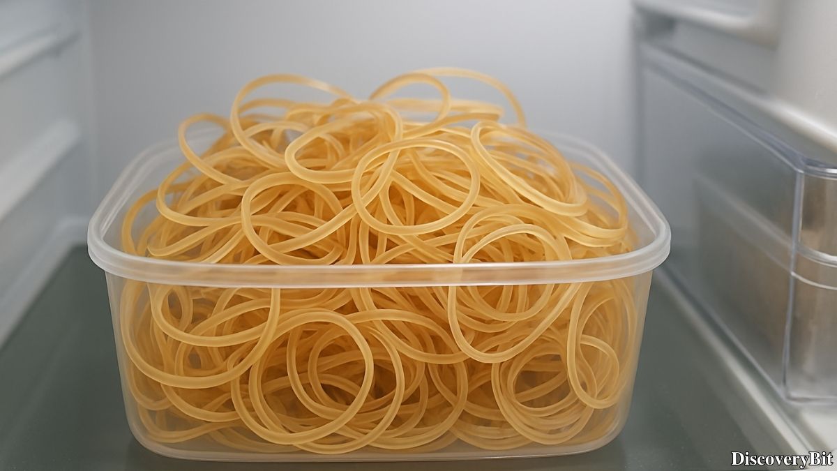 Weird fact from household science about rubber bands
