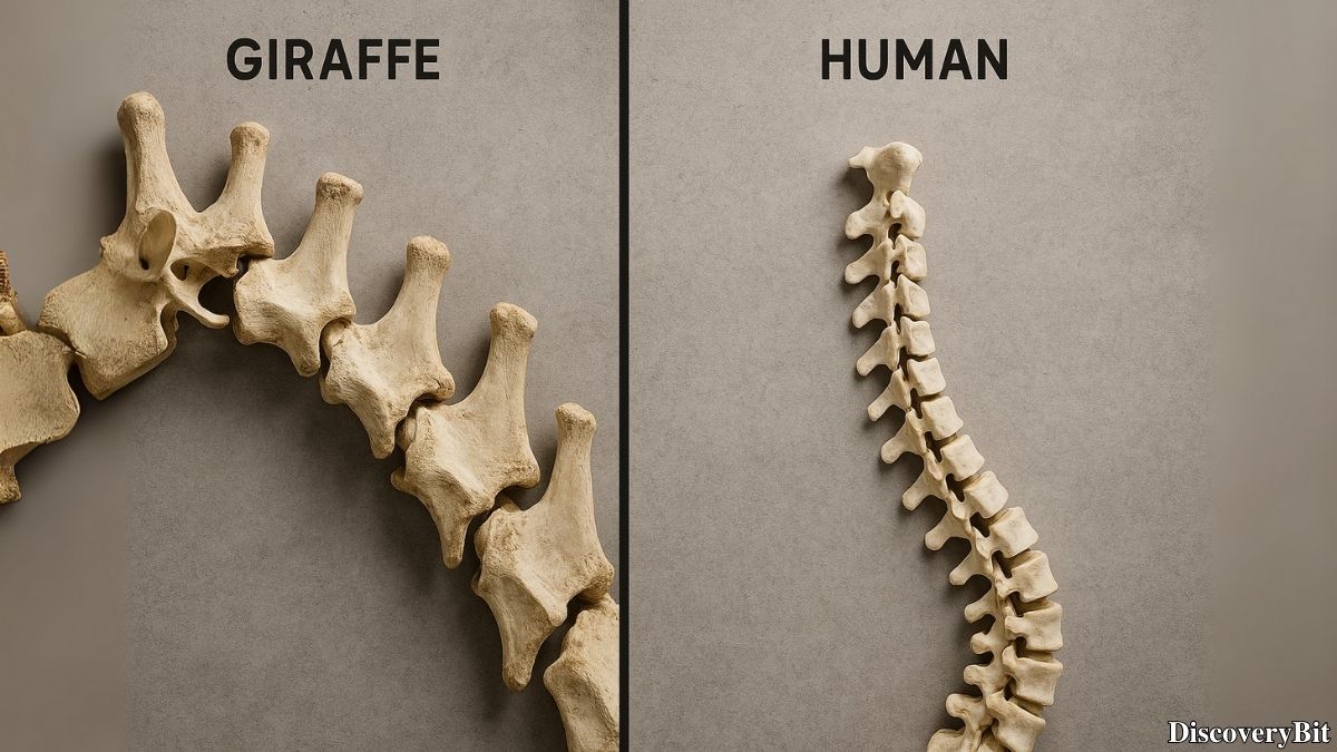 Random Fun Facts You’ll Want To Share Immediately Cool comparative anatomy fact about giraffe and human vertebrae
