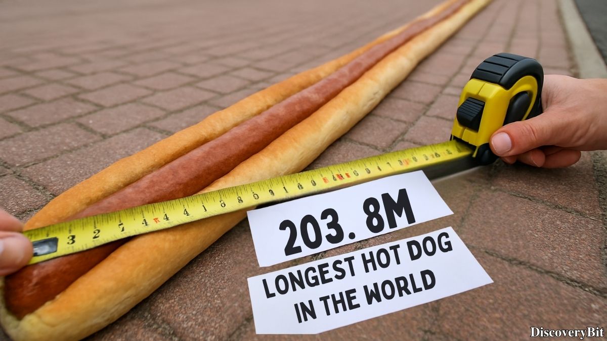 Weird fun fact about the world’s longest hot dog