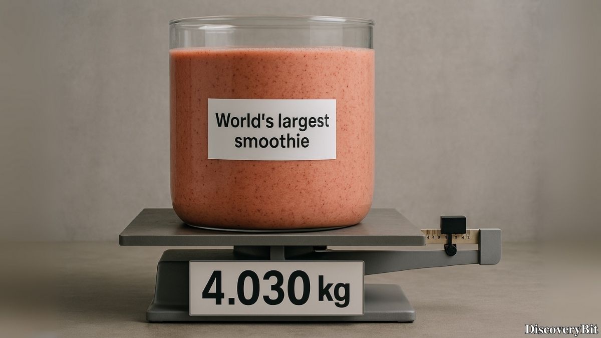 Weird fun fact about the world’s largest smoothie