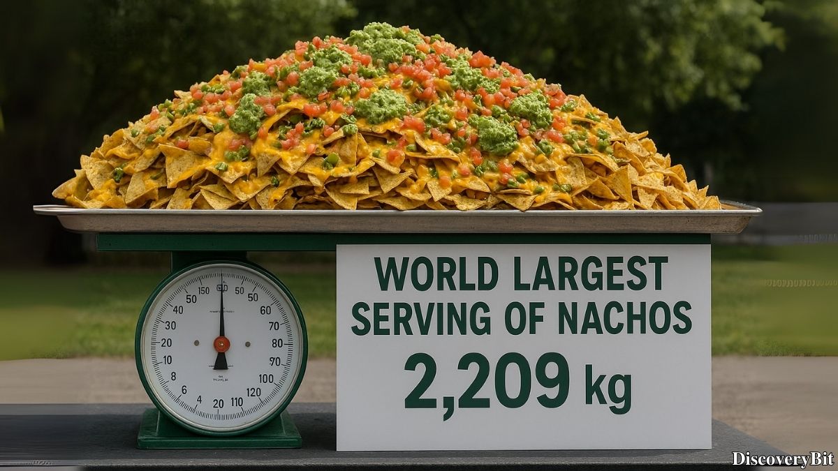 Weird fun fact about the world’s largest serving of nachos