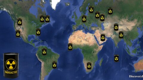 Where are the most radioactive place on earth