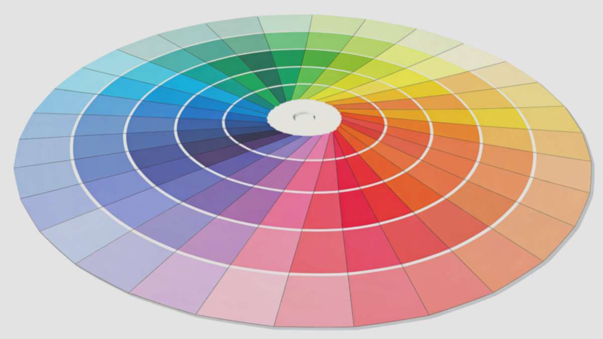 Rainbow color gradient