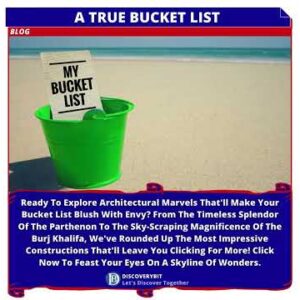 Bucket List Battle: Click To Compare Yours With Ours!