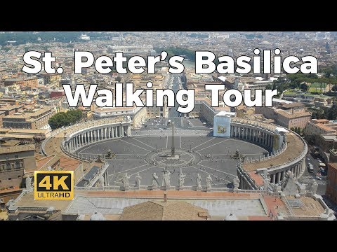 St. Peter&#039;s Basilica Tour - 4K - with Captions (2017)