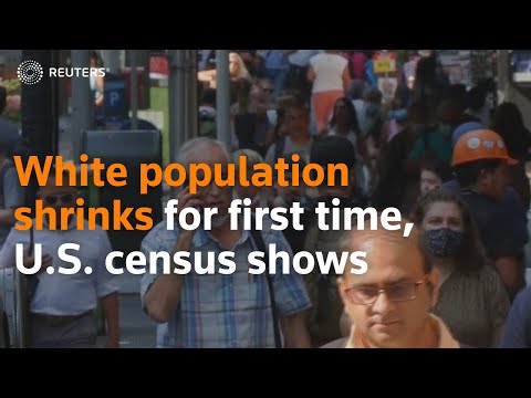 Census data shows white population shrank for first time