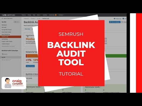SEMrush Backlink Audit Tool Tutorial, How to use the backlink audit tool.