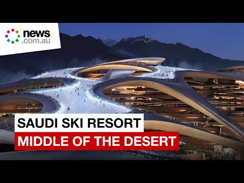 Insane look at world’s first ‘vertical ski village’ in Saudi Arabia