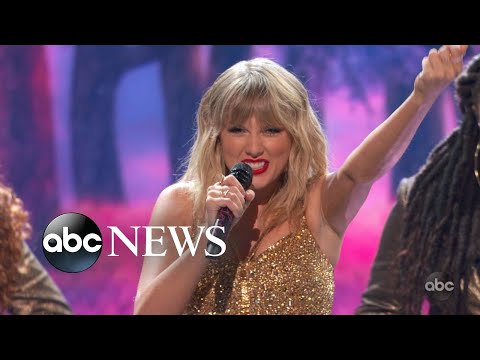 Taylor Swift breaks AMAs record with 29th win l ABC News