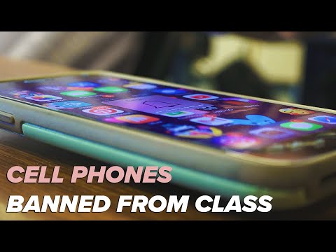 Teacher explains ban on cell phones in class