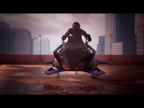Introducing our flying Motorcycle: THE SPEEDER