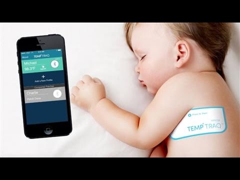 TempTraq&#039;s Wireless Patch Takes a Baby&#039;s Temperature