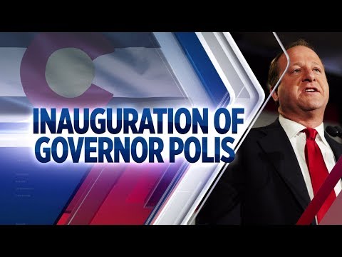 Colorado Governor Jared Polis inauguration