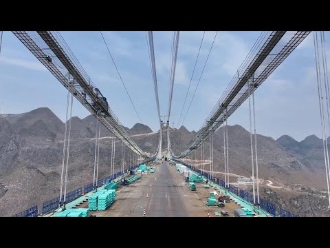Unveiling the engineering behind world&#039;s tallest bridge in China&#039;s Guizhou