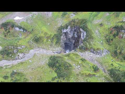 Aerial view of previously unexplored B.C. cave