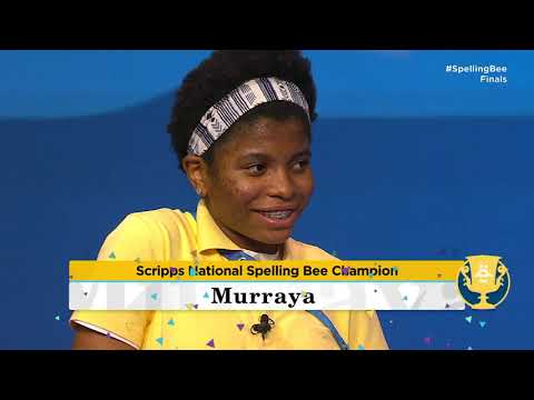 2021 Scripps National Spelling Bee Finals Winning Moment
