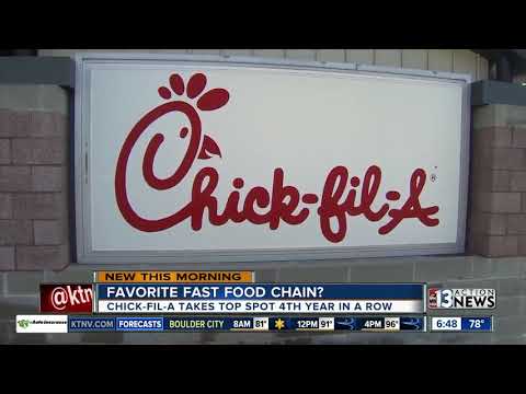 Chick-fil-A named favorite fast food