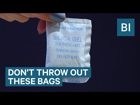 6 Uses For Those Silica Gel Bags That Come With Everything You Buy