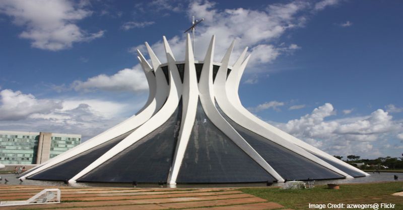 Cathedral of Brasília, cathedral, catholic church, Brazil, Brazil tourist attractions, Tourist attractions in Brazil, Tourist attractions near me in Brazil