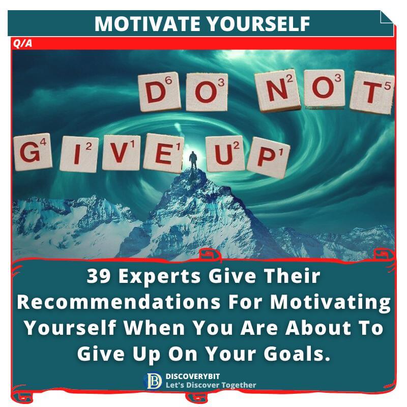 Motivate yourself, success, discoverybit